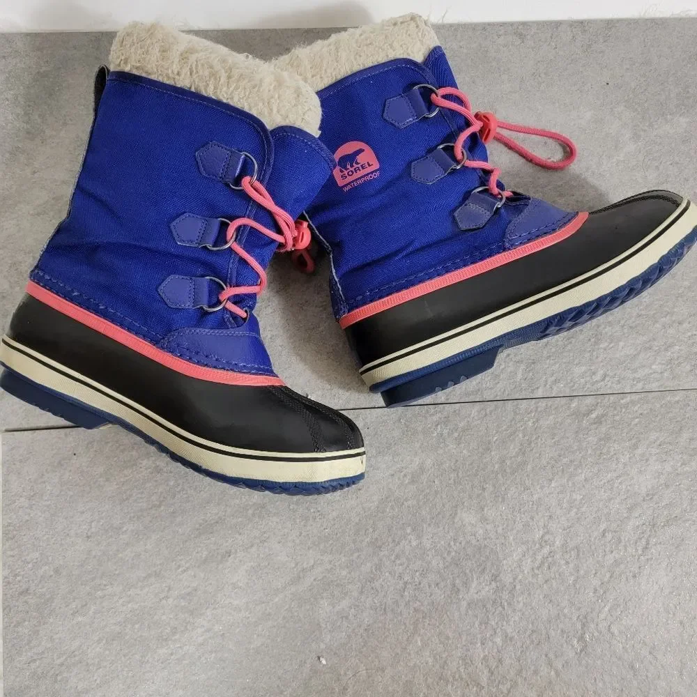 Sorel Snow Carnival duck Ny1879484 waterproof mid calf boots shoes Navy Size 5